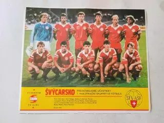 Плакат из журнала Стадион- Svycarsko 2