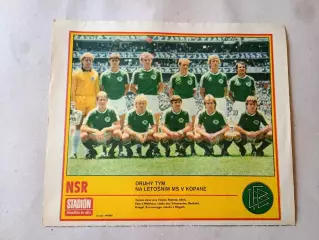 Плакат из журнала Стадион- Nemecko 2