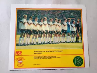 Плакат из журнала Стадион- Nemecko 6