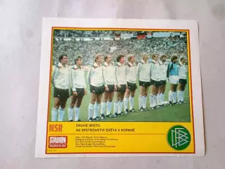 Плакат из журнала Стадион- Nemecko 9