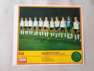 Плакат из журнала Стадион- Nemecko 15