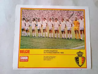 Плакат из журнала Стадион- Belgie 15