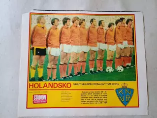 Плакат из журнала Стадион- Holandsko