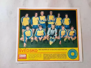 Плакат из журнала Стадион- Svedsko 2