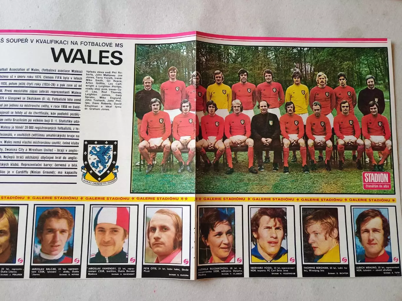 Плакат из журнала Стадион- Wales 3