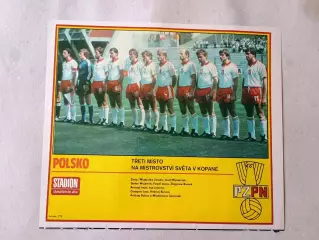 Плакат из журнала Стадион- Polsko