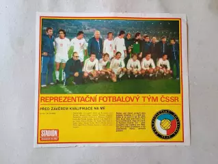 Плакат из журнала Стадион- CSSR 3