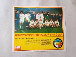 Плакат из журнала Стадион- CSSR 4