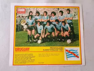 Плакат из журнала Стадион- Uruguay