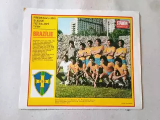 Плакат из журнала Стадион- Brazilie 2