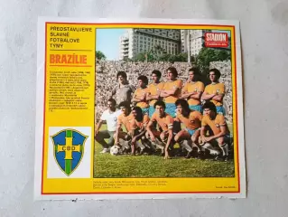 Плакат из журнала Стадион- Brazilie 3