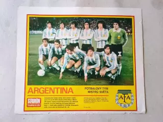 Плакат из журнала Стадион- Argentina