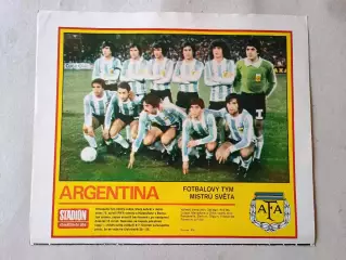 Плакат из журнала Стадион- Argentina 2