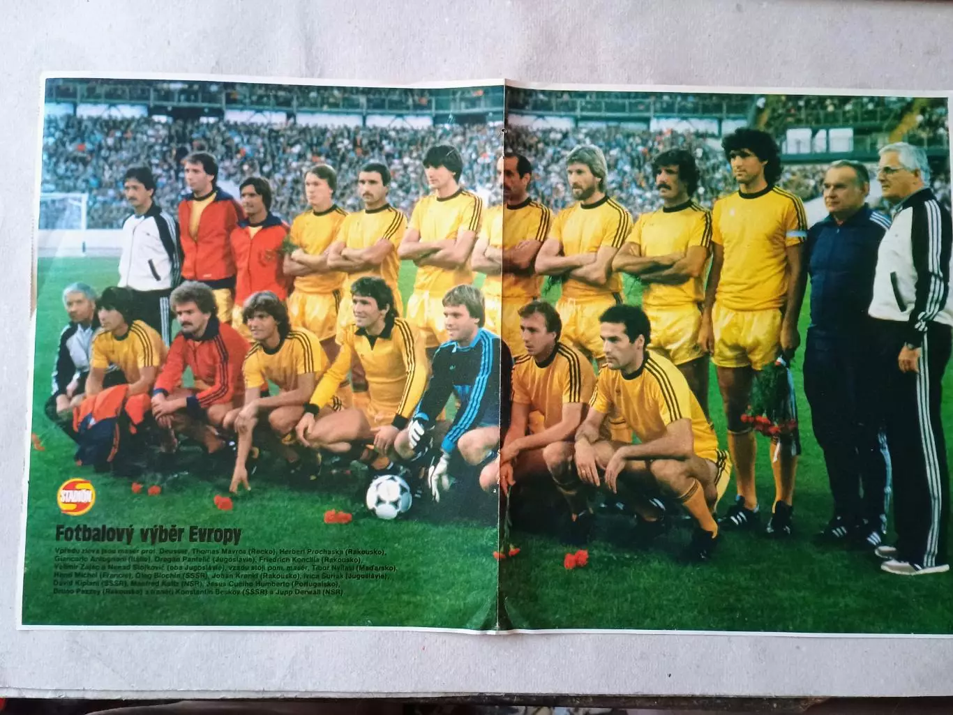 Плакат из журнала Стадион- Европейский отбор 2