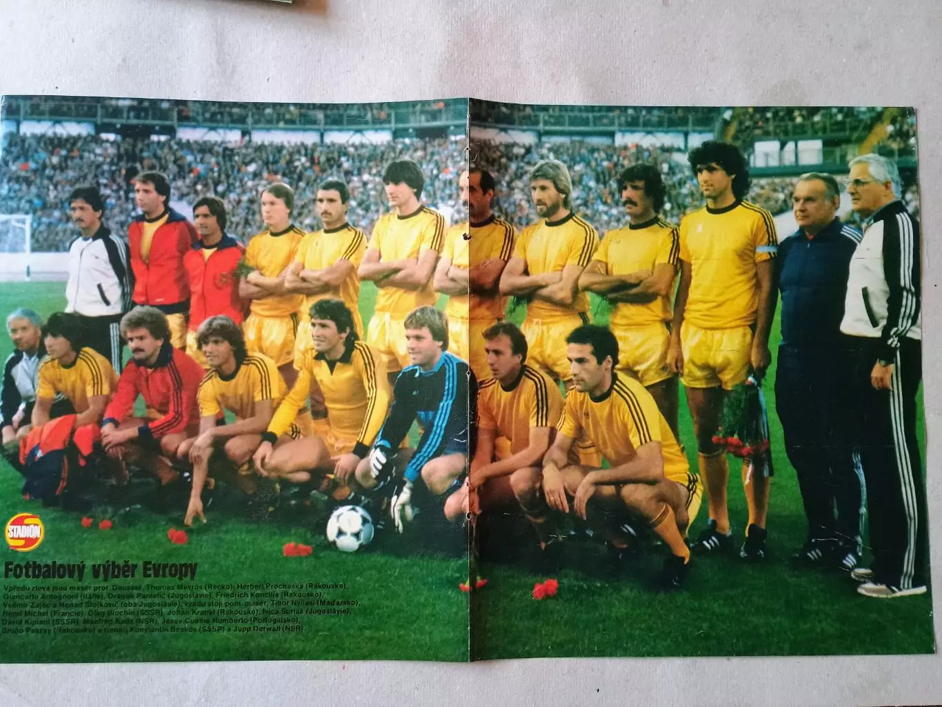 Плакат из журнала Стадион- Европейский отбор 3