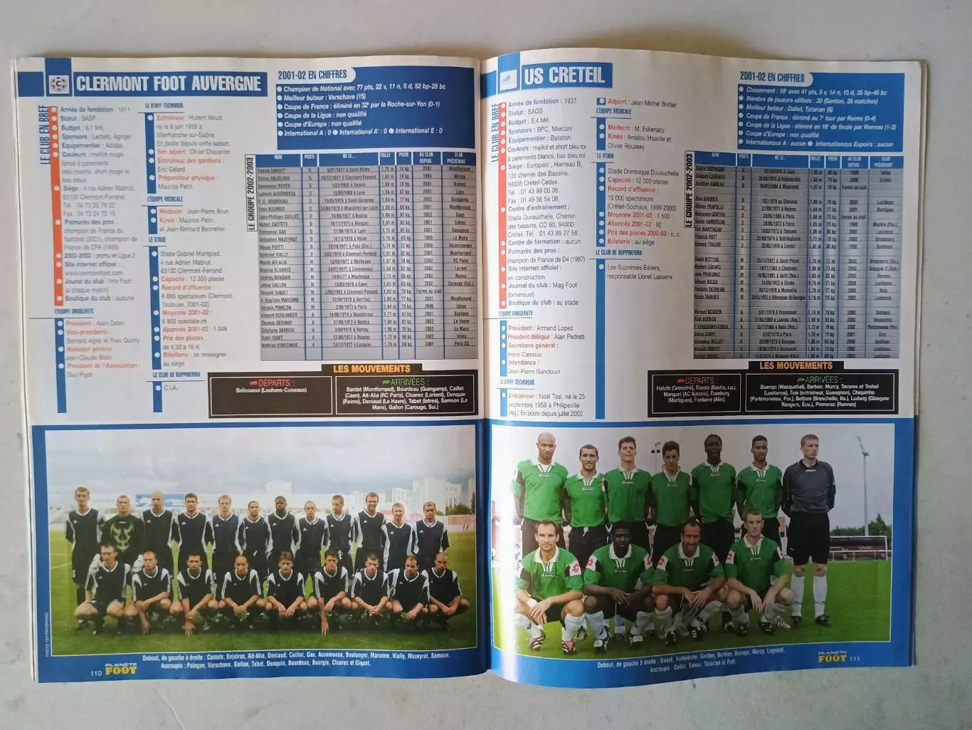 Planete Foot 8-9/2002 5