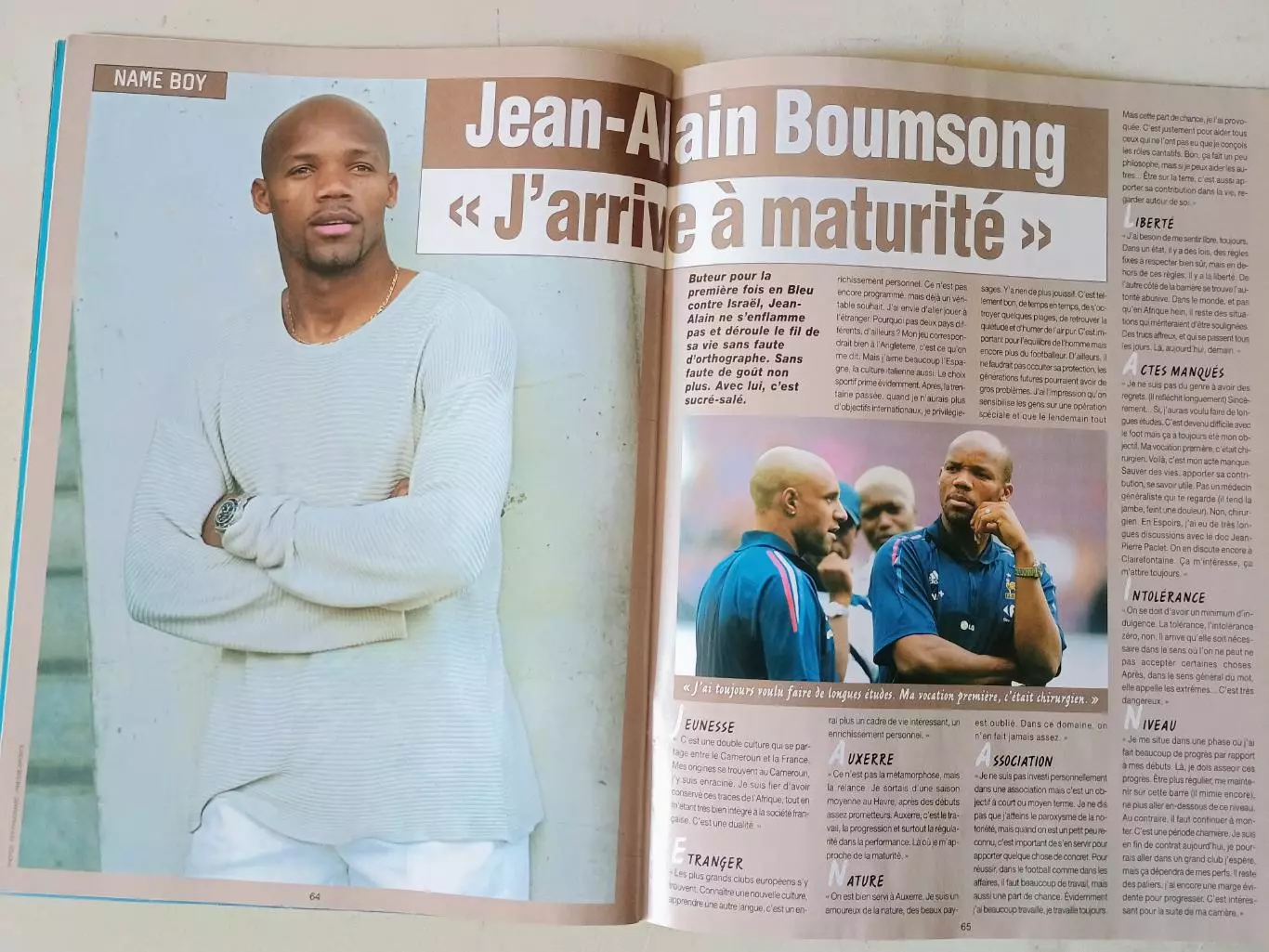 Planete Foot 11-12/2003 + A1 poster 5