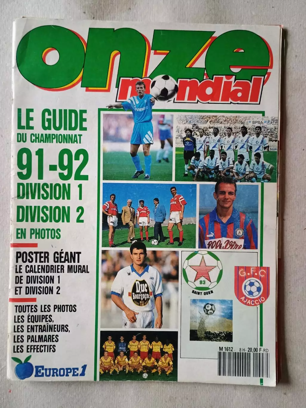 Onze Mondial HS n. 8/1991- неполный