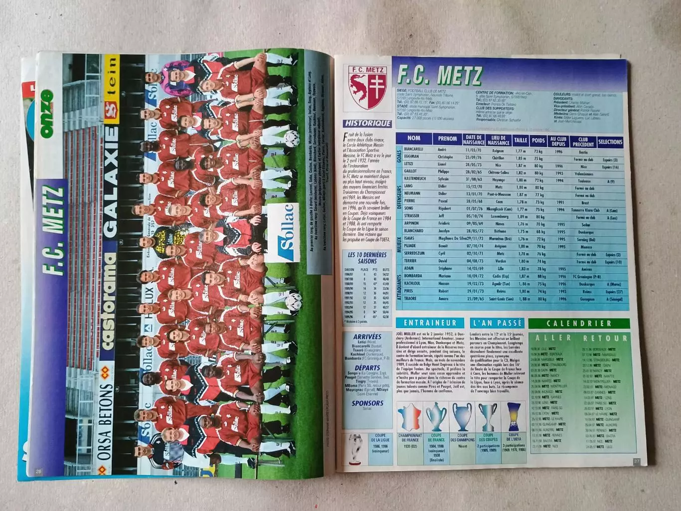 Onze mondial HS n. 24/1996- неполный 3