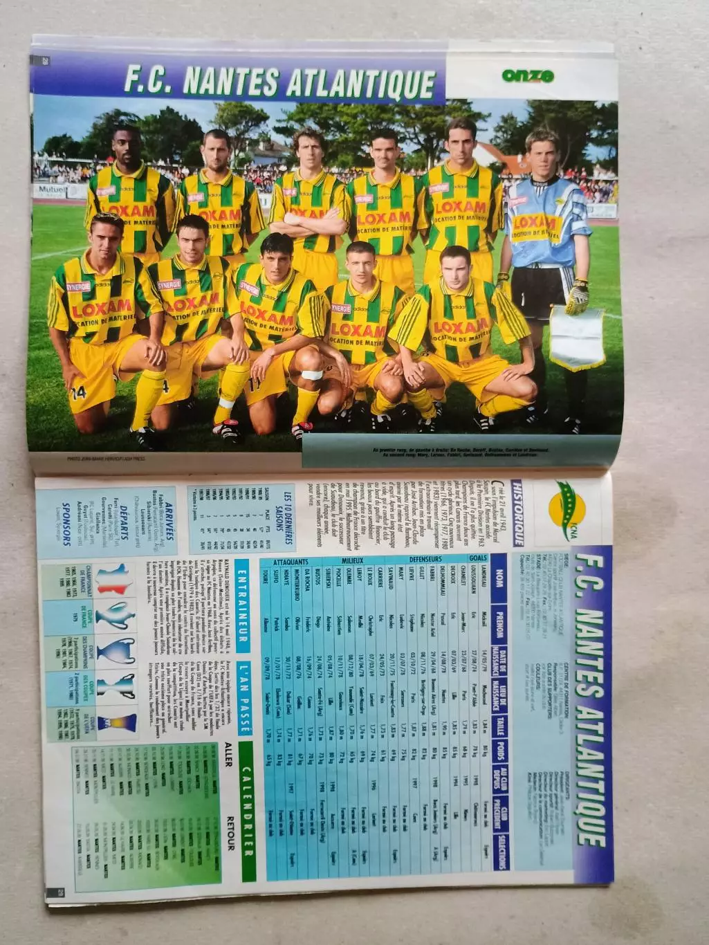 Onze mondial HS n. 29/1998- неполный 3