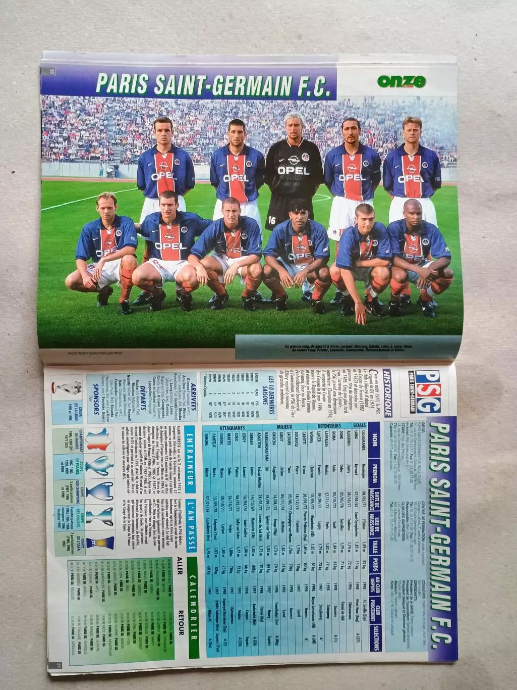 Onze mondial HS n. 29/1998- неполный 4