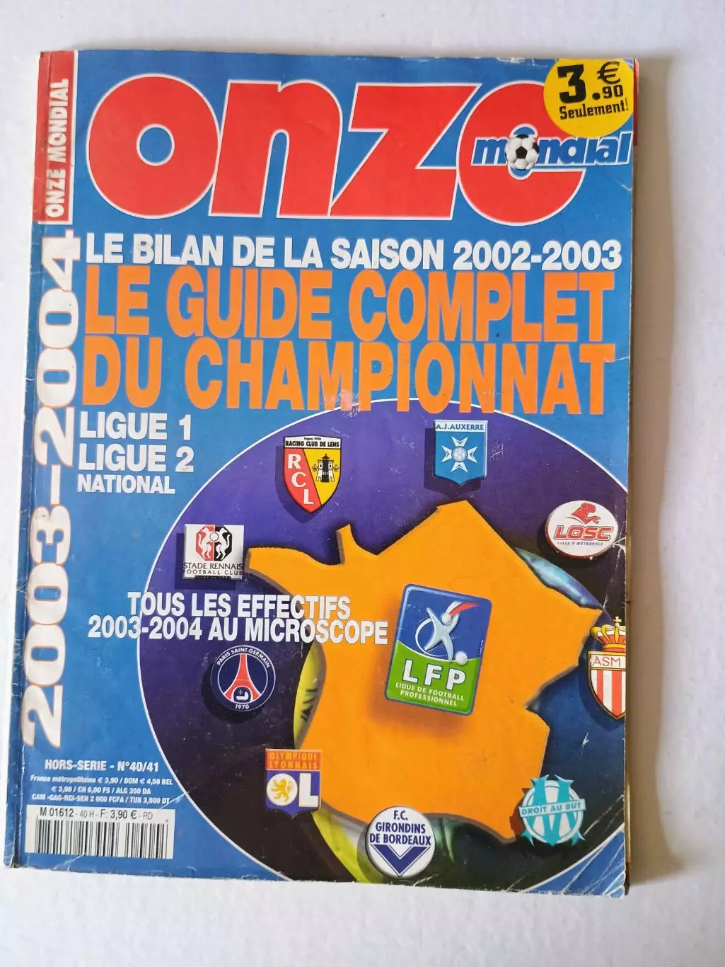 Onze mondial HS n. 40/2003