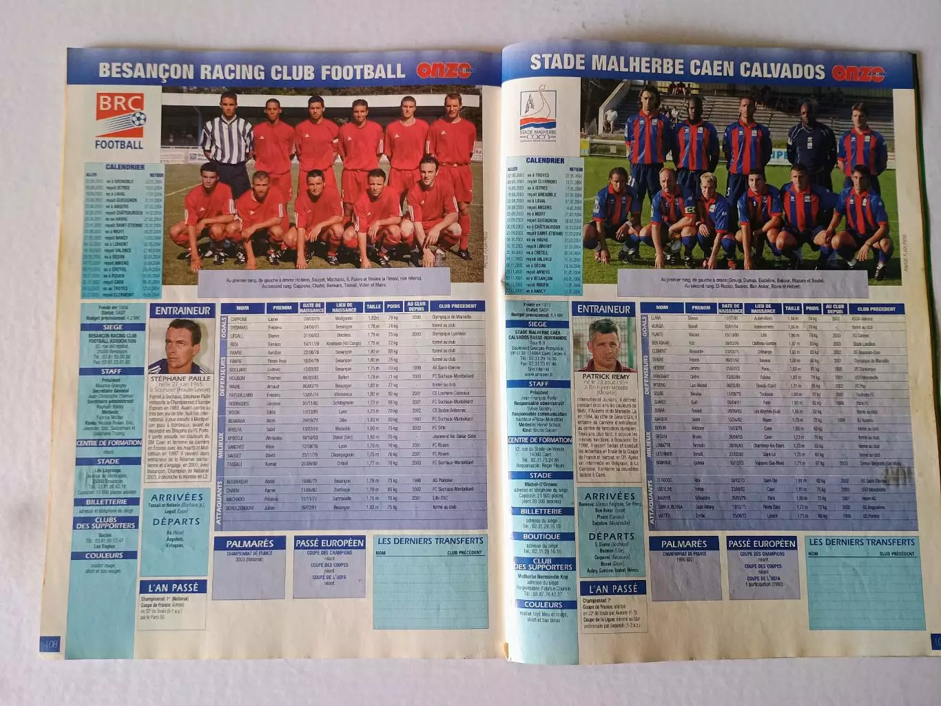 Onze mondial HS n. 40/2003 3