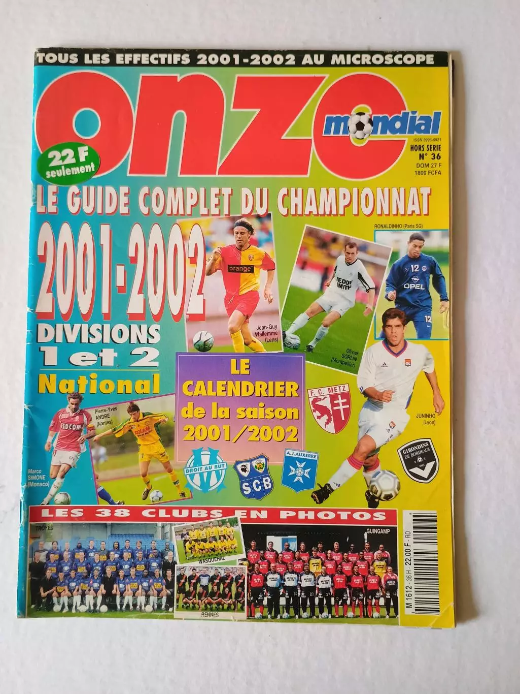 Onze mondial HS n. 36/2001