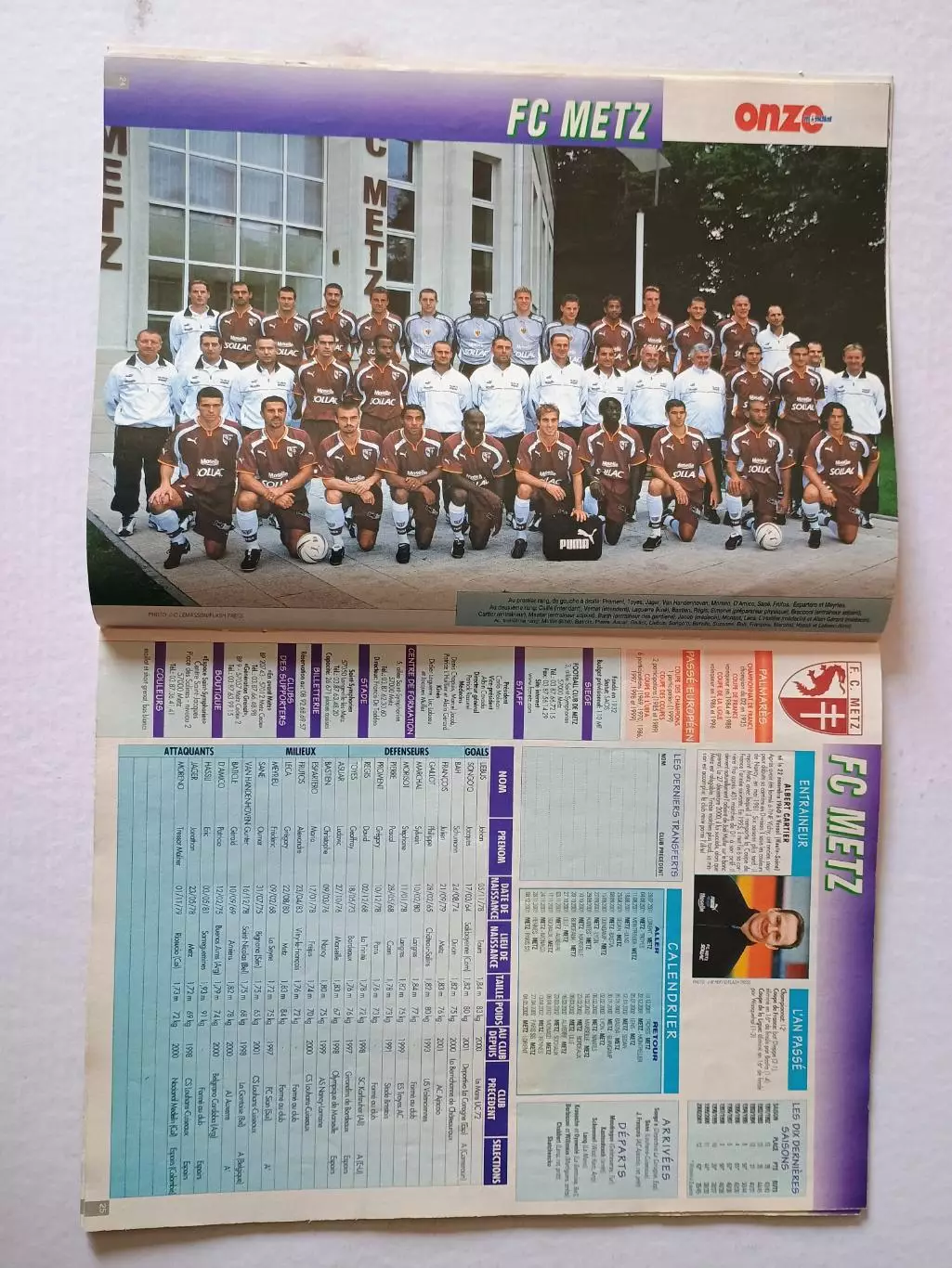 Onze mondial HS n. 36/2001 2