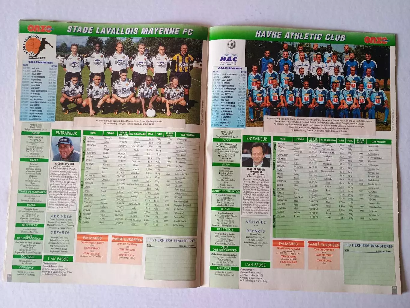 Onze mondial HS n. 36/2001 4