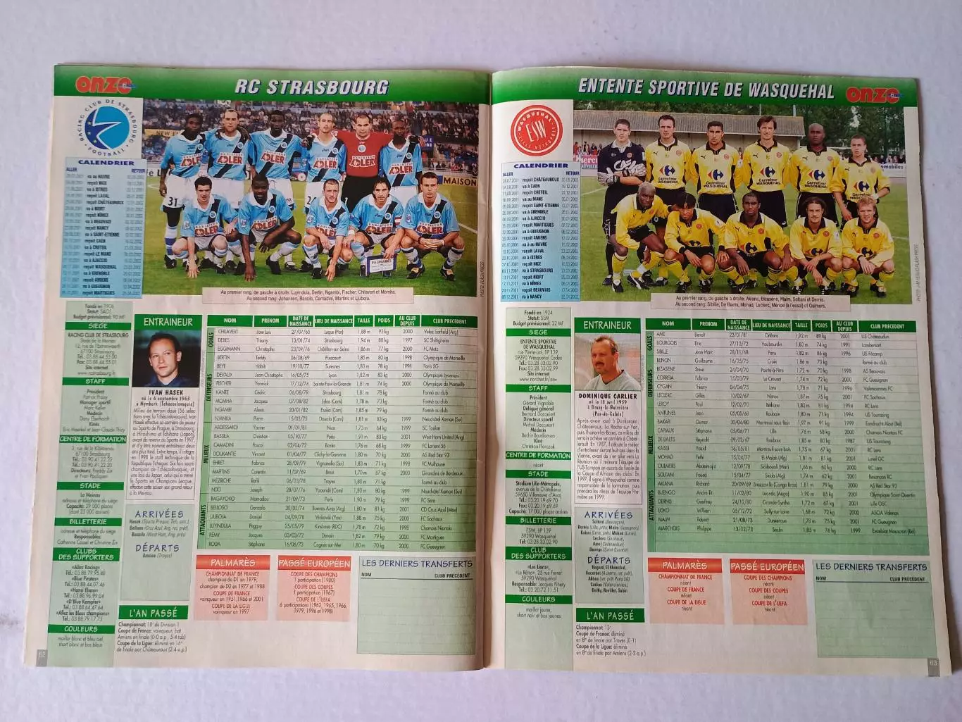 Onze mondial HS n. 36/2001 5