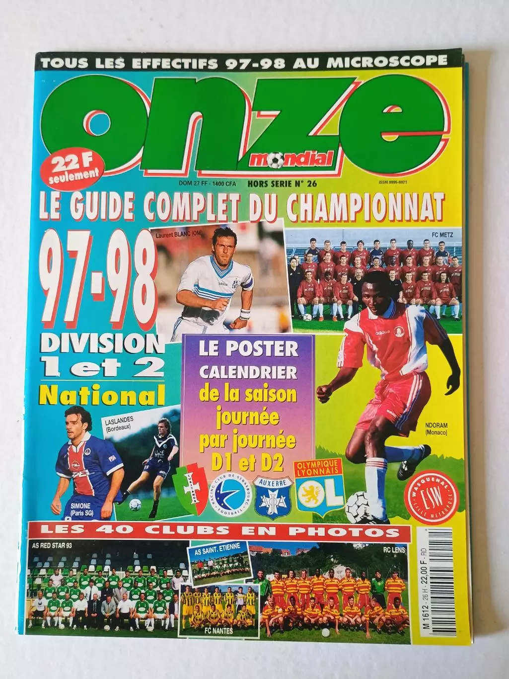 Onze mondial HS n. 26/1997