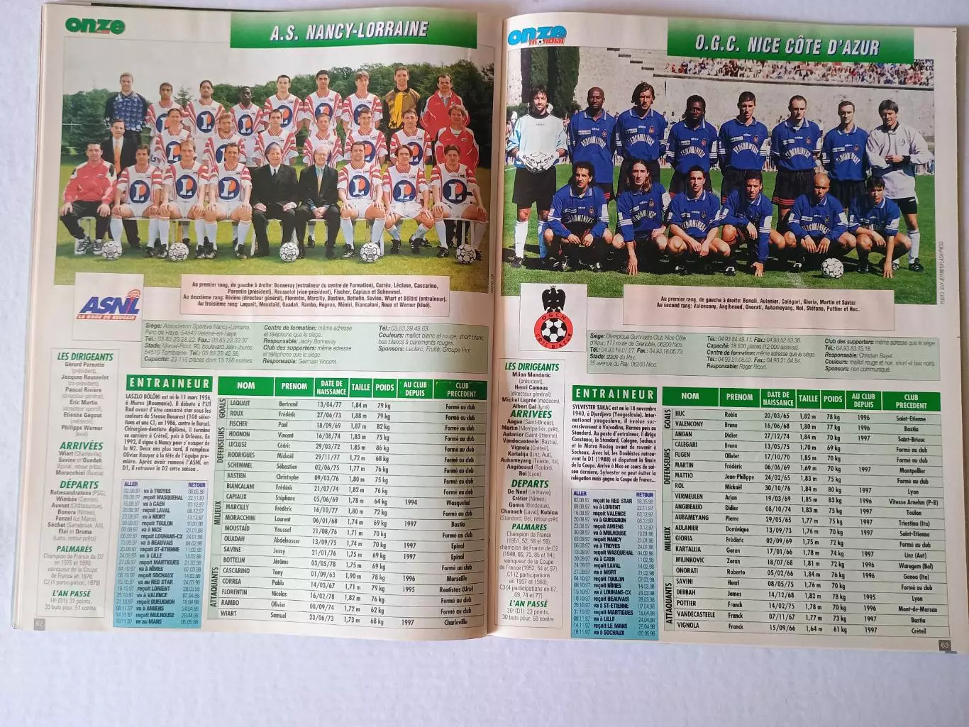 Onze mondial HS n. 26/1997 4