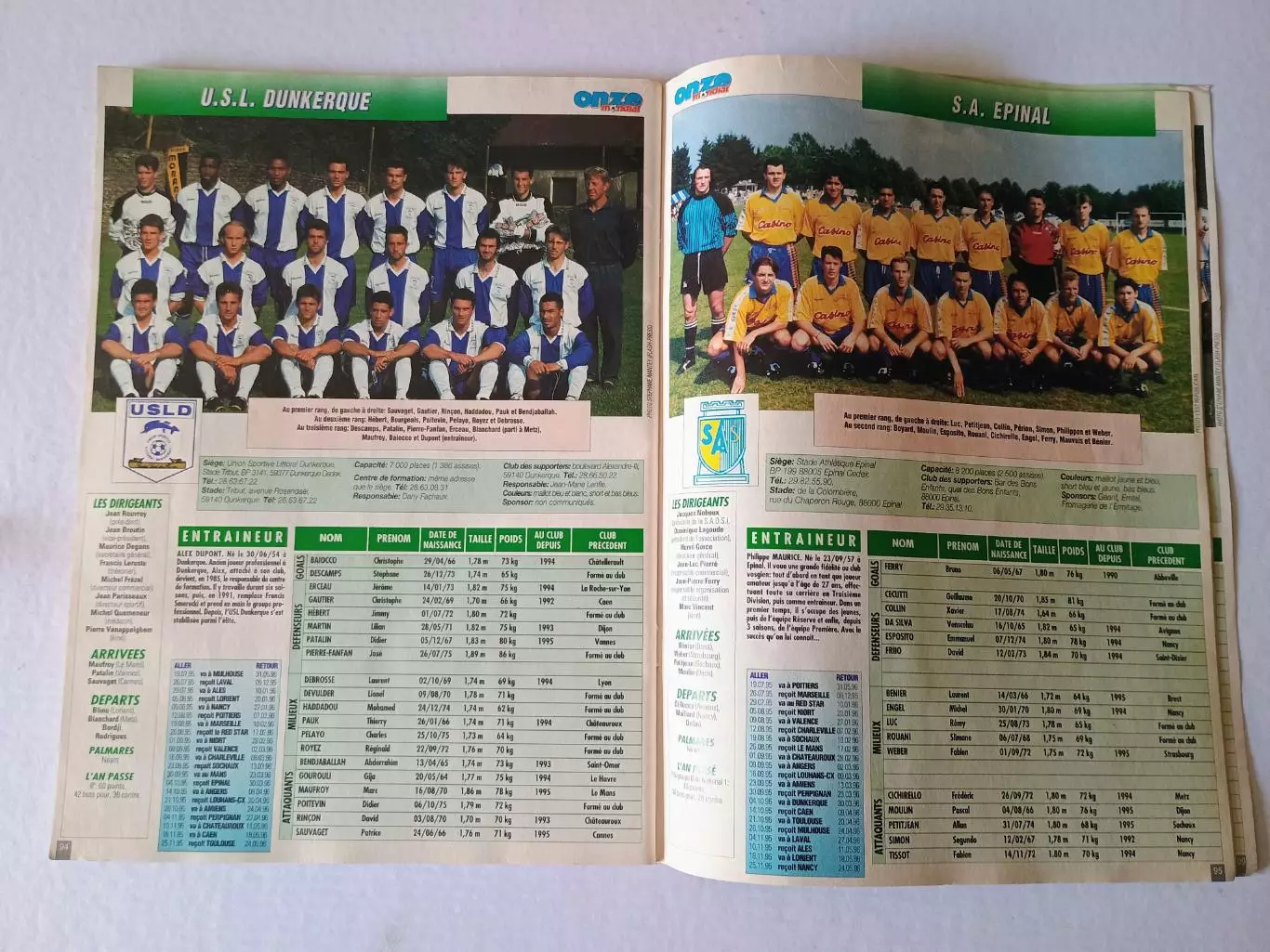 Onze mondial HS n. 20/1995 5