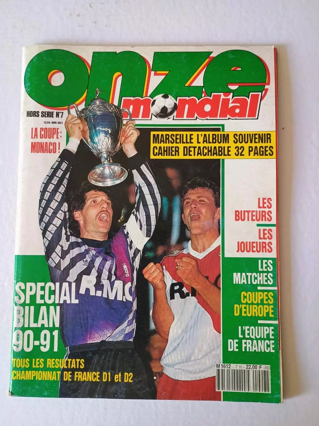 Onze mondial HS n. 7/1991-Страница № 70 порвана, см. последнее фото.