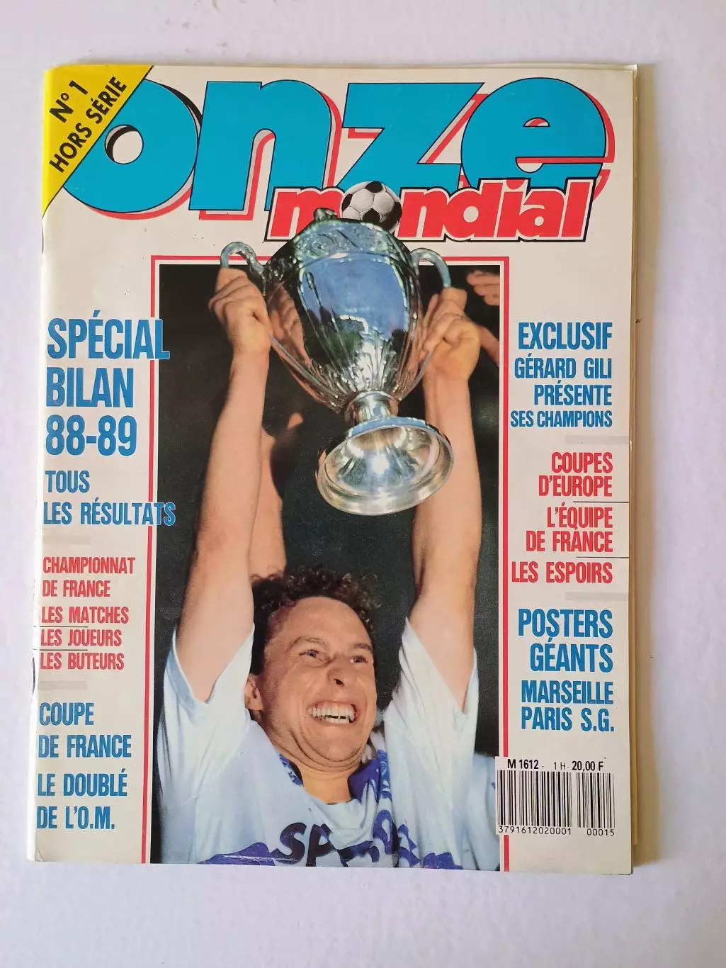 Onze mondial HS n. 1/1989 +двусторонний постер А1