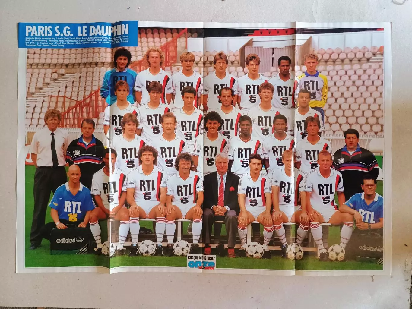 Onze mondial HS n. 1/1989 +двусторонний постер А1 2