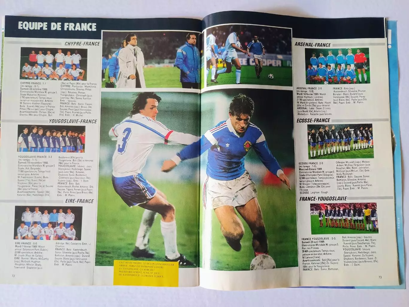 Onze mondial HS n. 1/1989 +двусторонний постер А1 6