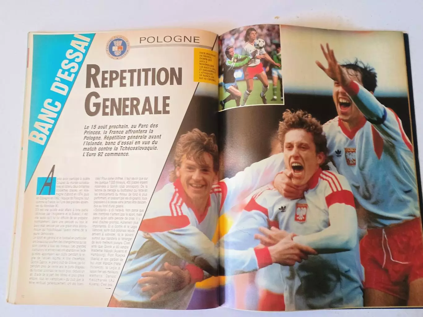 Onze mondial n.19/ 1990-отсутствует плакат A2 3