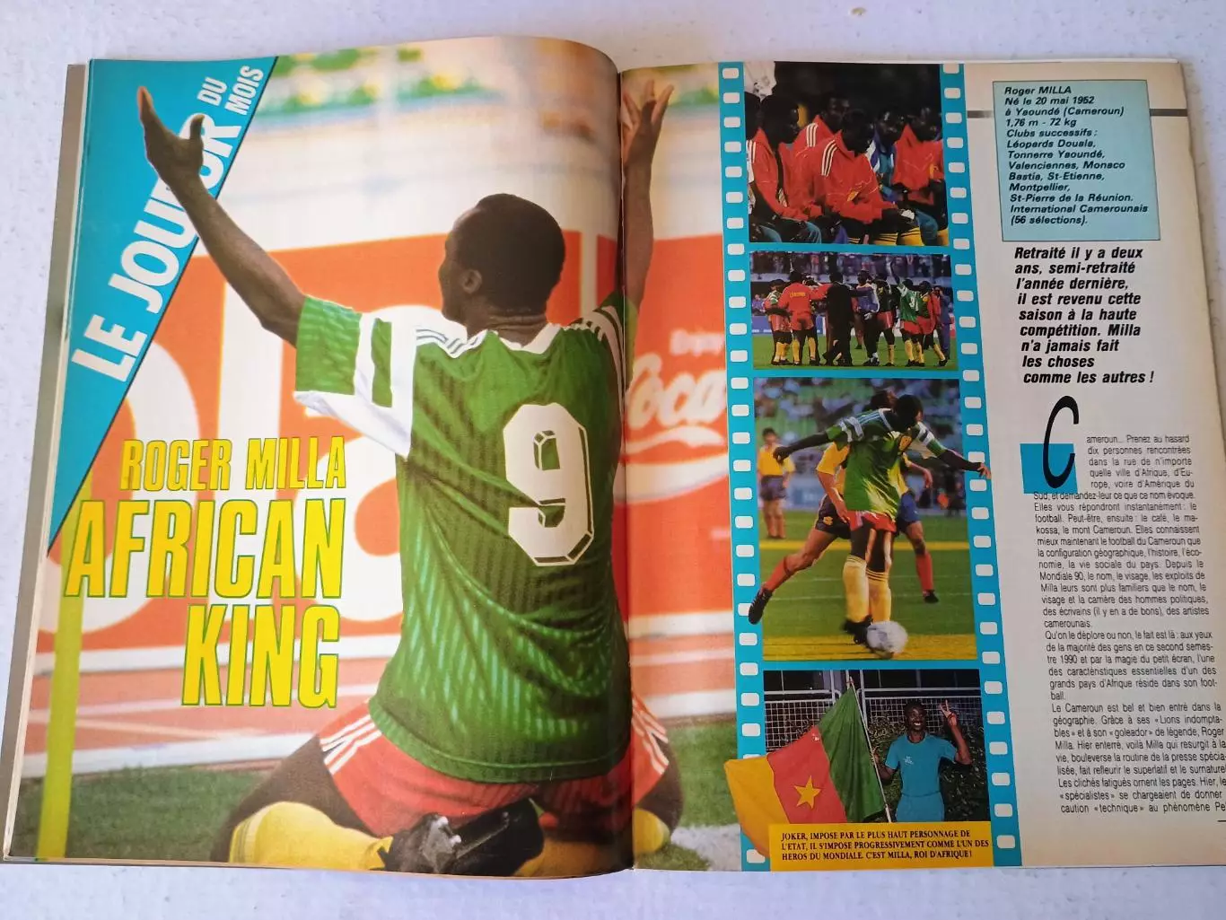 Onze mondial n.19/ 1990-отсутствует плакат A2 4