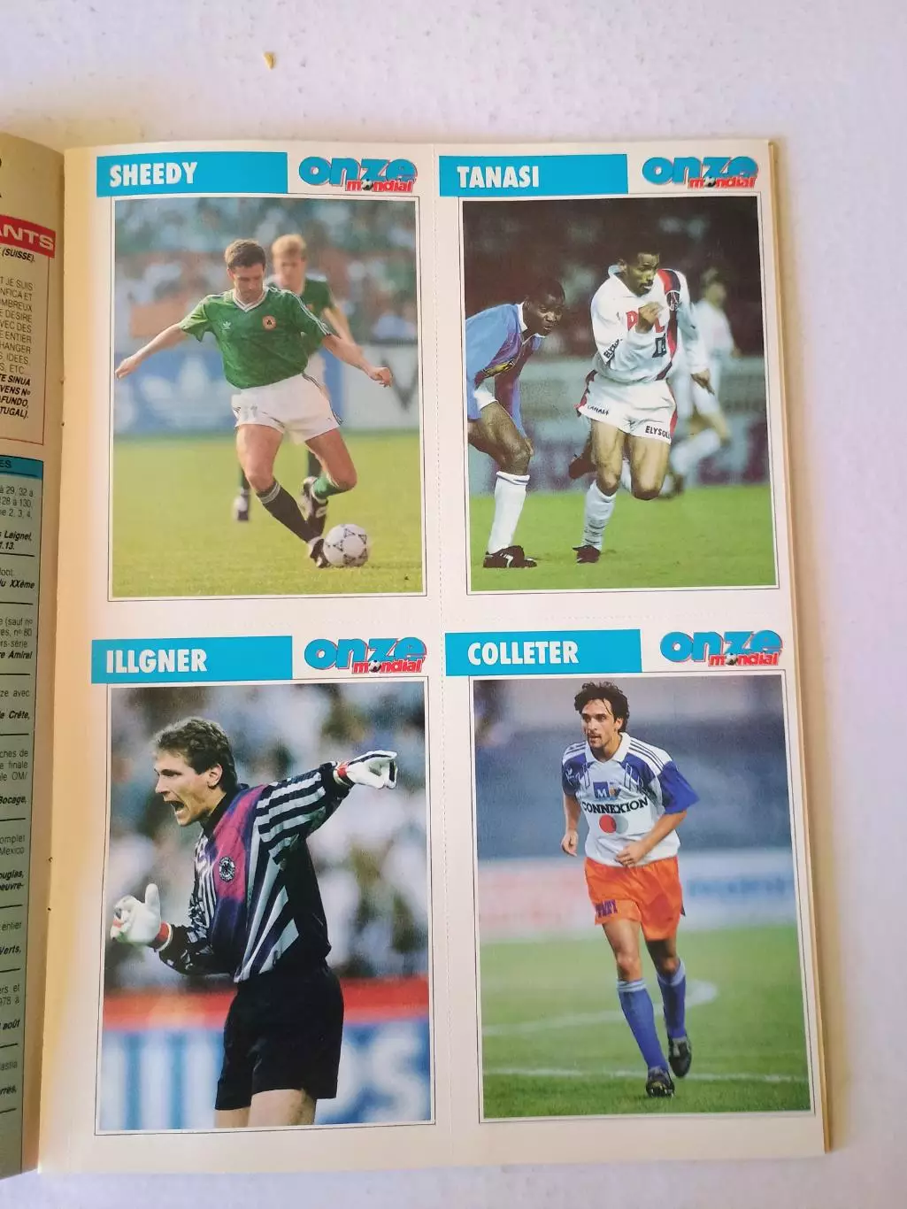 Onze mondial n.20/ 1990-отсутствует плакат A2 2