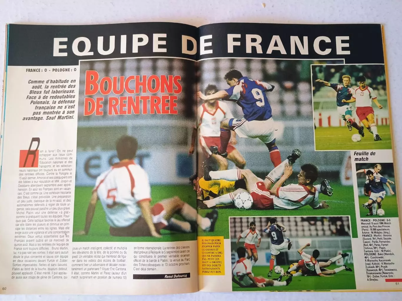 Onze mondial n.20/ 1990-отсутствует плакат A2.. 6