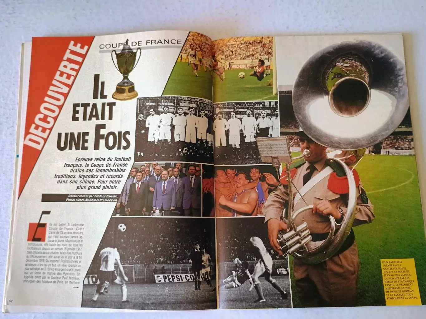 Onze mondial n.25/ 1991-отсутствует плакат A2 3