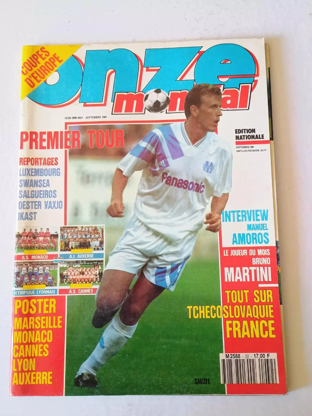 Onze mondial n.32/ 1991-отсутствует плакат A2