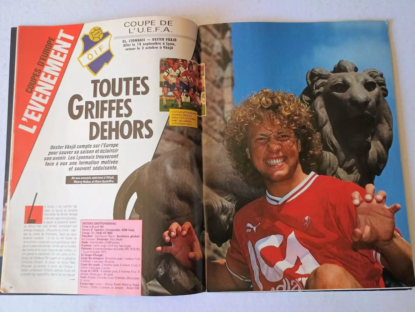 Onze mondial n.32/ 1991-отсутствует плакат A2 3