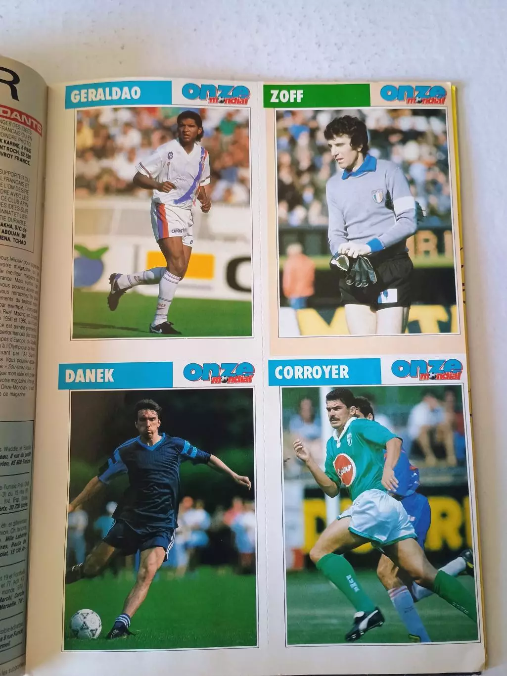 Onze mondial n.32/ 1991-отсутствует плакат A2. 1