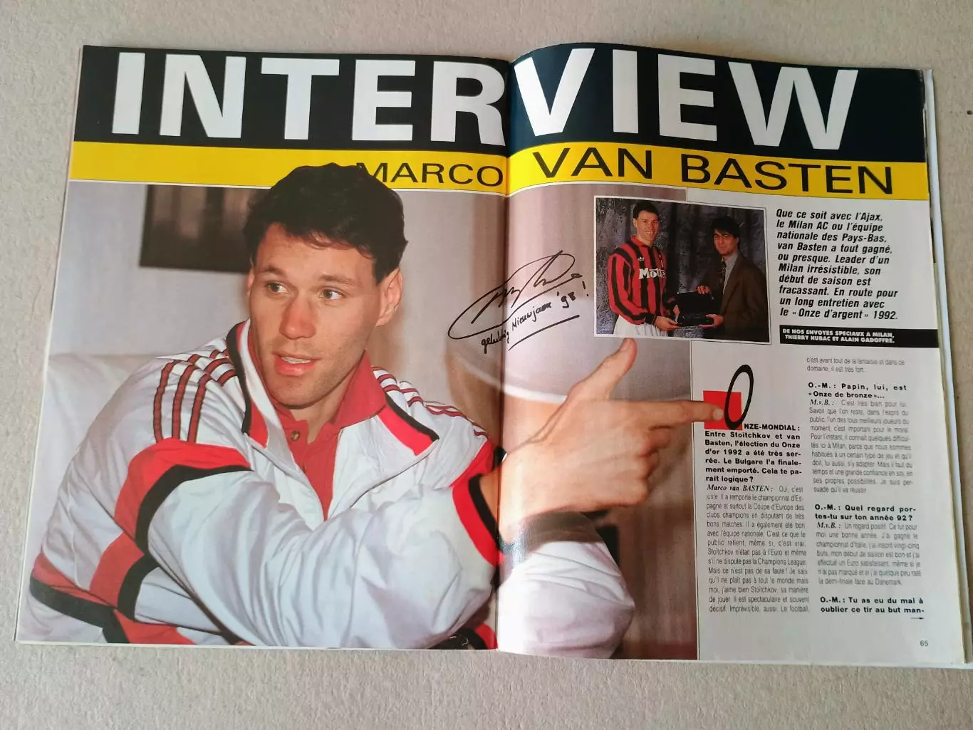 Onze mondial n.48/ 1993 -отсутствует плакат A2. 4