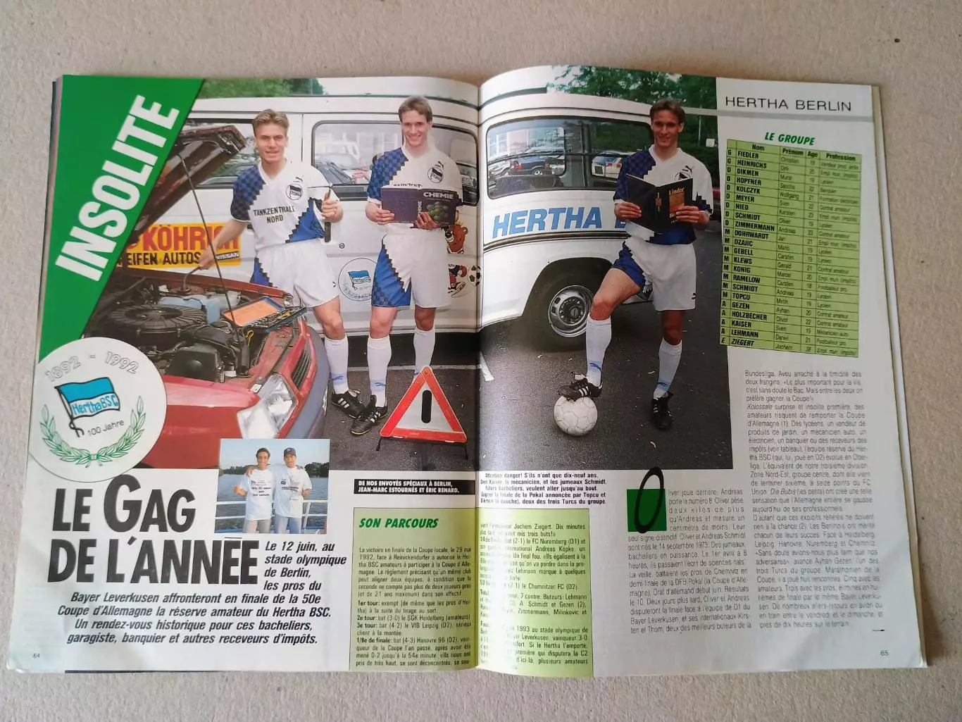 Onze mondial n.53/ 1993 -отсутствует плакат A2. 1