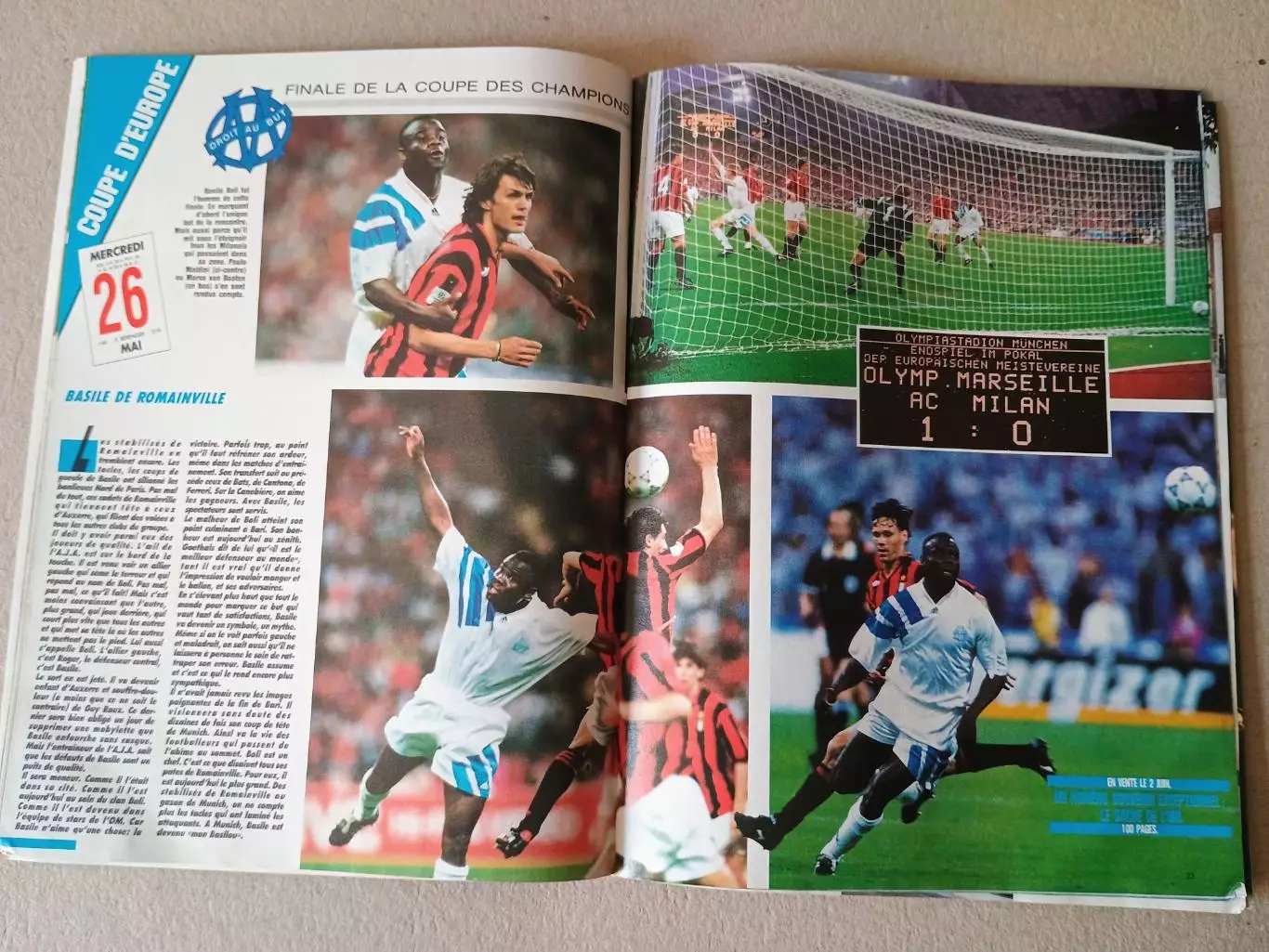 Onze mondial n.53/ 1993 -отсутствует плакат A2. 4