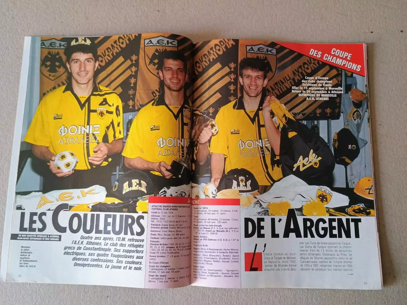 Onze mondial n.56/ 1993 -отсутствует плакат A2. 1